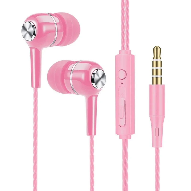 Wired Earphone Mic - سماعات أذن سلكية 3.5 ملم داخل