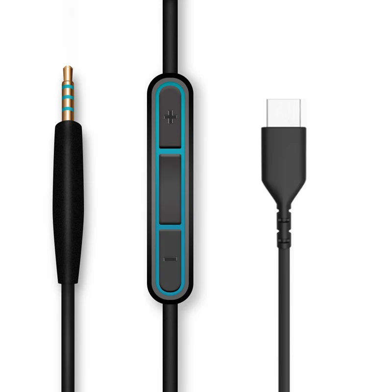 Wired Earphone Mic - كابل USB C إلى 2.5 مم