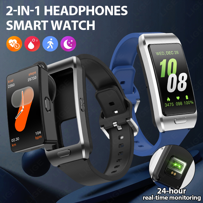 Wireless Earbuds Tws - ساعة ذكية جديدة من LIGE مع