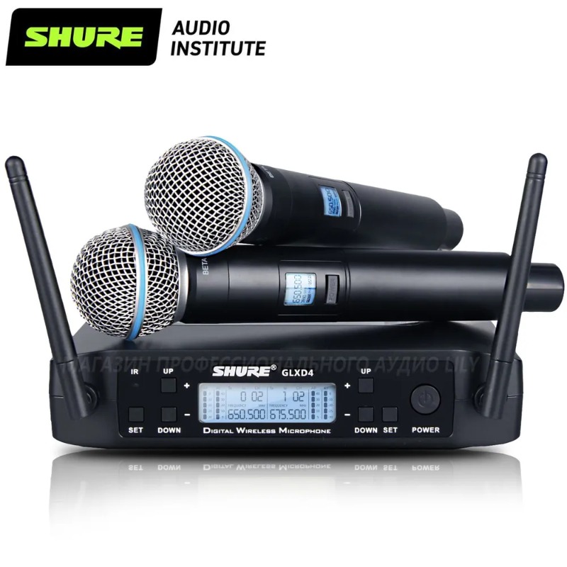 نظام ميكروفون لاسلكي احترافي S - مراجعة Shure Mic Sm58 وسعره