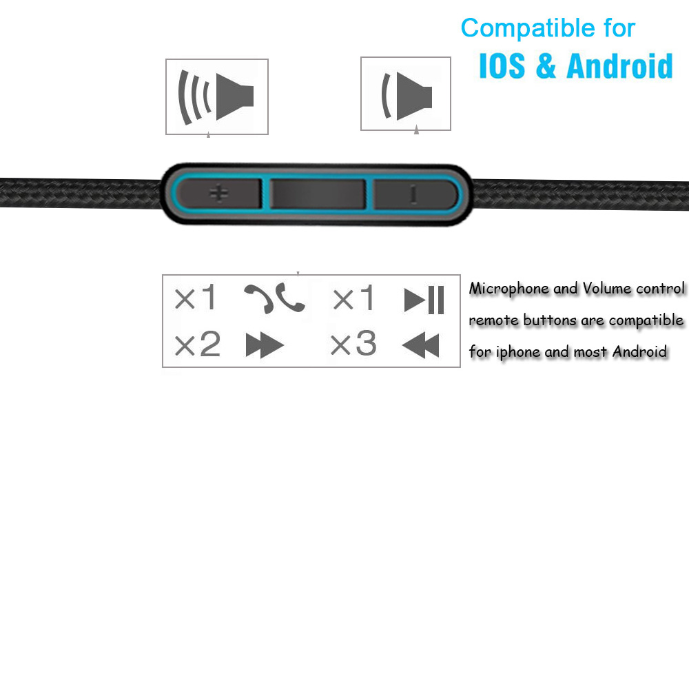 Poyatu استبدال كابل ل Bose QC1 - مراجعة Wired Earphone Mic وسعره