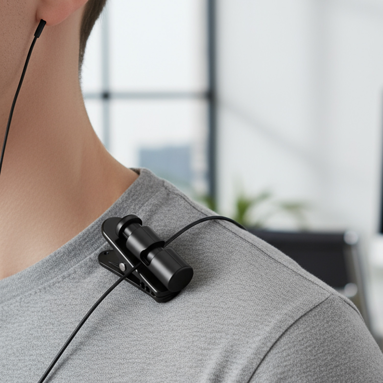 مشابك تثبيت سماعات الرأس (1-10 - مراجعة Wired Earphone Mic وسعره