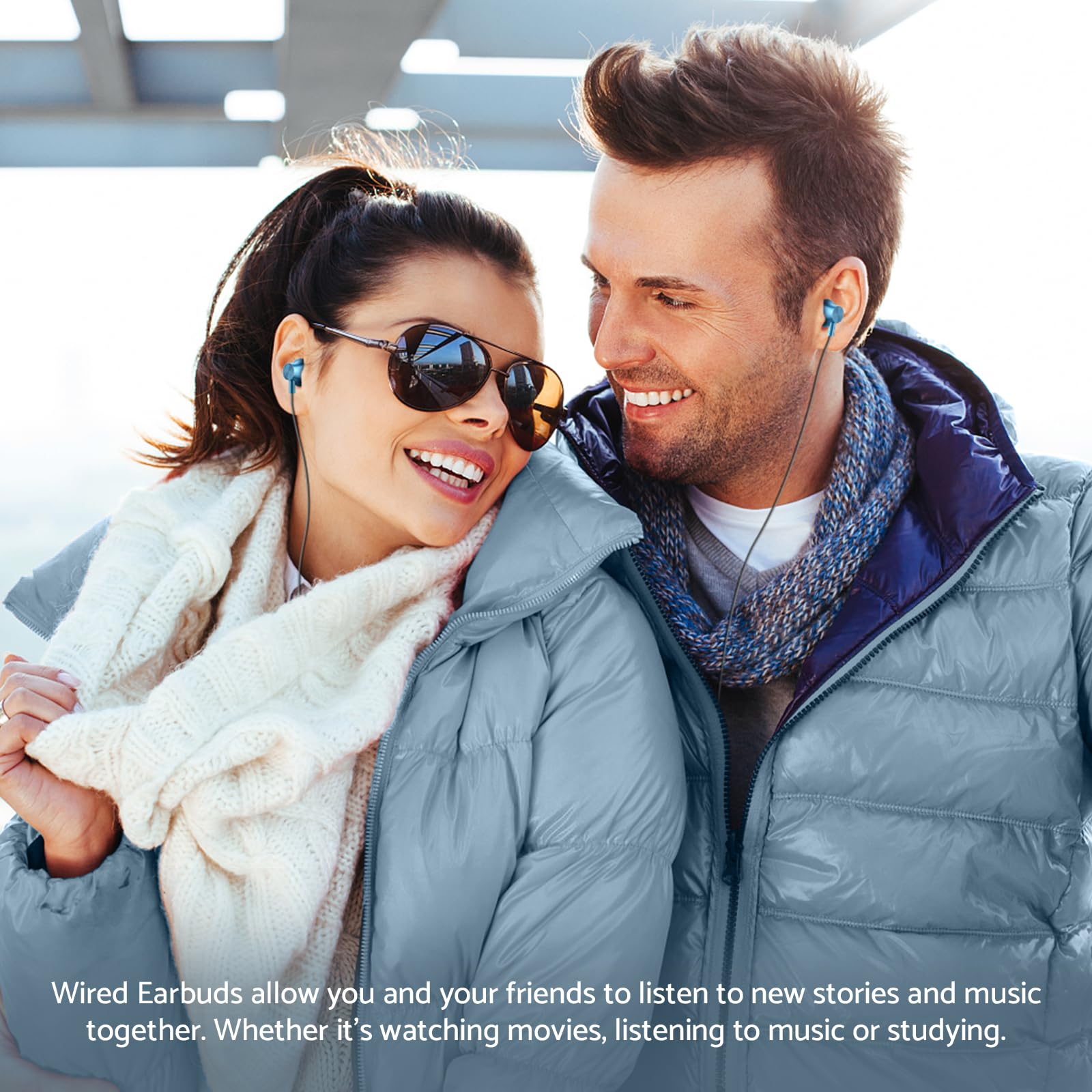 سماعة رأس سلكية داخل الأذن HiF - مراجعة Wired Earphone Mic وسعره