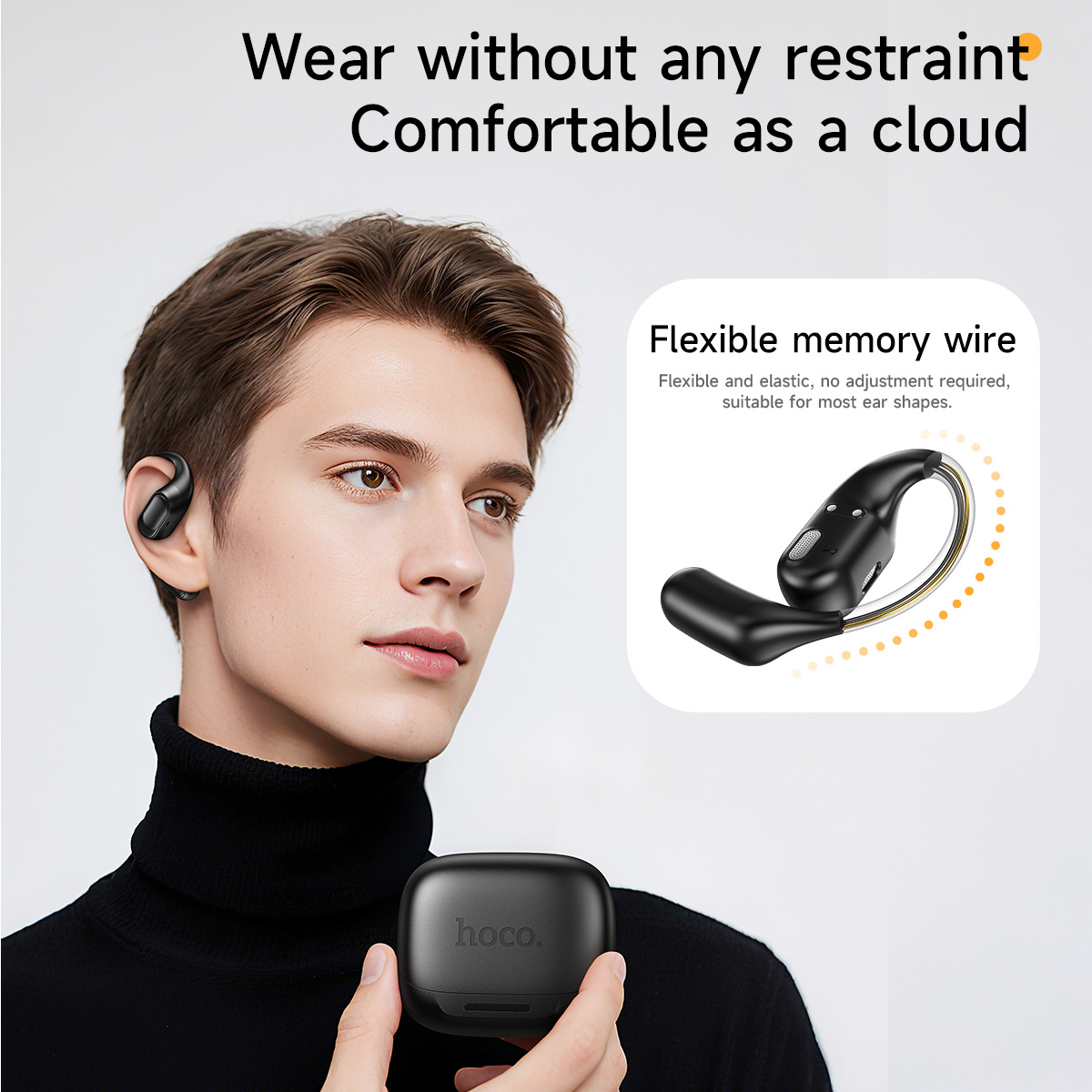 HOCO سماعة لاسلكية تعمل بالبلو - مراجعة Sports Earphone Hook وسعره